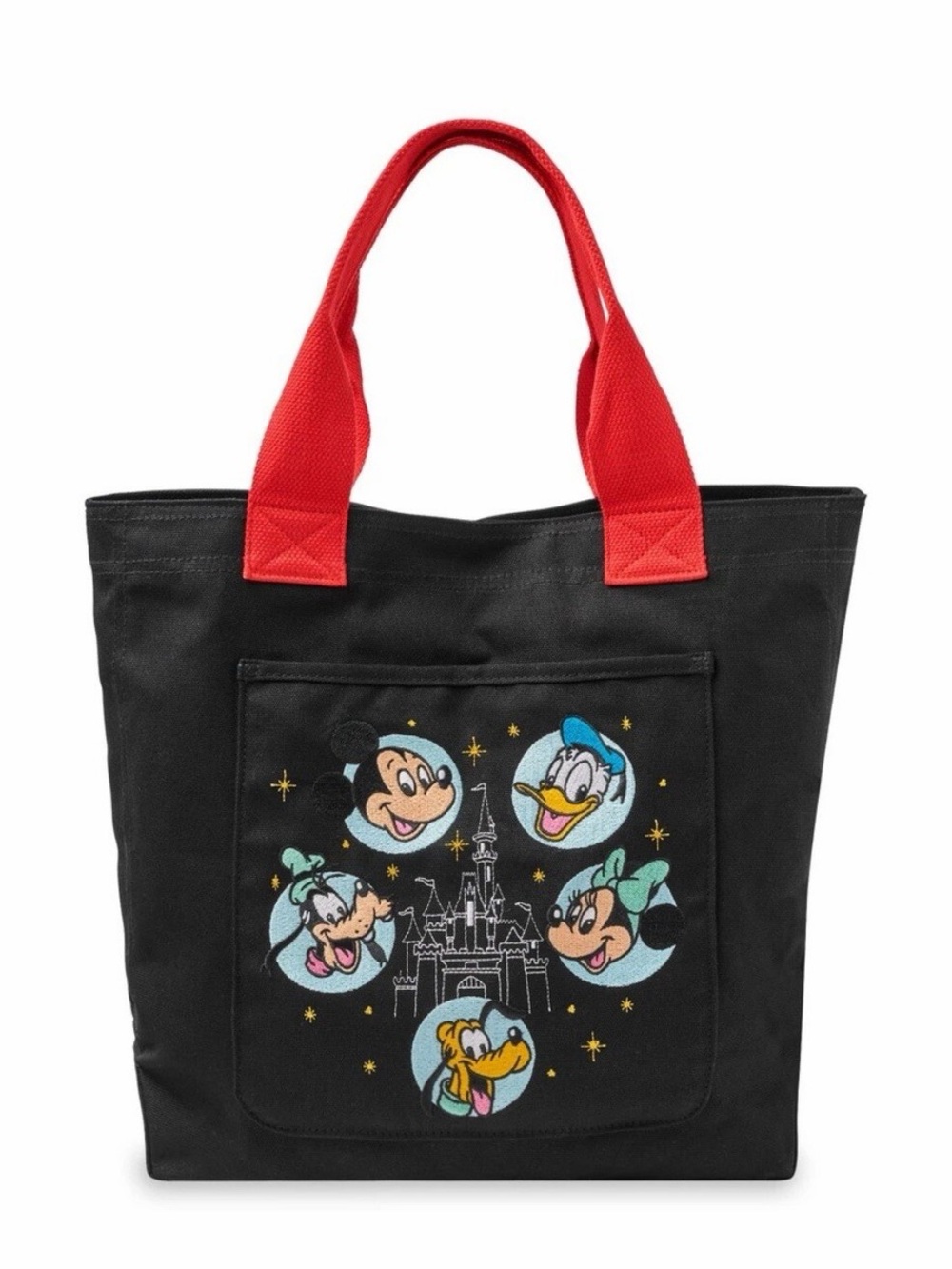 Disney Parks Mickey & Friends Canvas Tote Bag